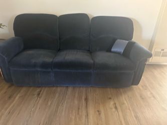 Blue sofa