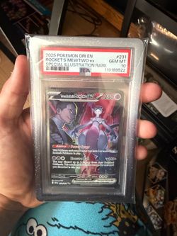 PSA 10 SIR Team Rockets Mewtwo Pokemon Destined Rivals