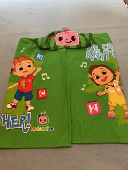 Cocomelon Bath/Swim Towel With Hood