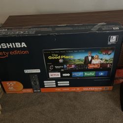 55 INCH TOSHIBA TV 4k