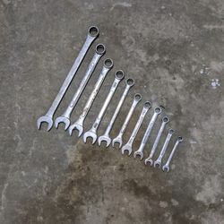 11 Piece Wrench Set 