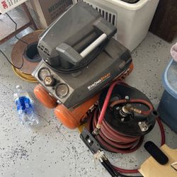 Ridgid Air Compressor And Hoses 