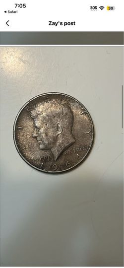 1964 Kennedy Silver Half Dollar Coin