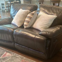 Genuine Italian Leather Living Room Set