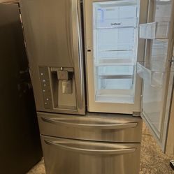 Delivery 🚚 Included!!!✅LG Stainless French Door Refrigerator – New Compressor✅ & Evaporator✅. 