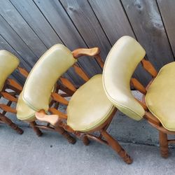 4 Retro Dining Chairs