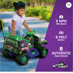 GraveDigger Power Wheels 6V Brand New