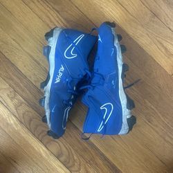 Blue Nike Alpha Football Cleats Size 11