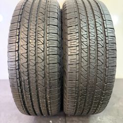 V638  245 70 17 108T  Goodyear Fortera HL  2 Used Tires 80%-90% Life 