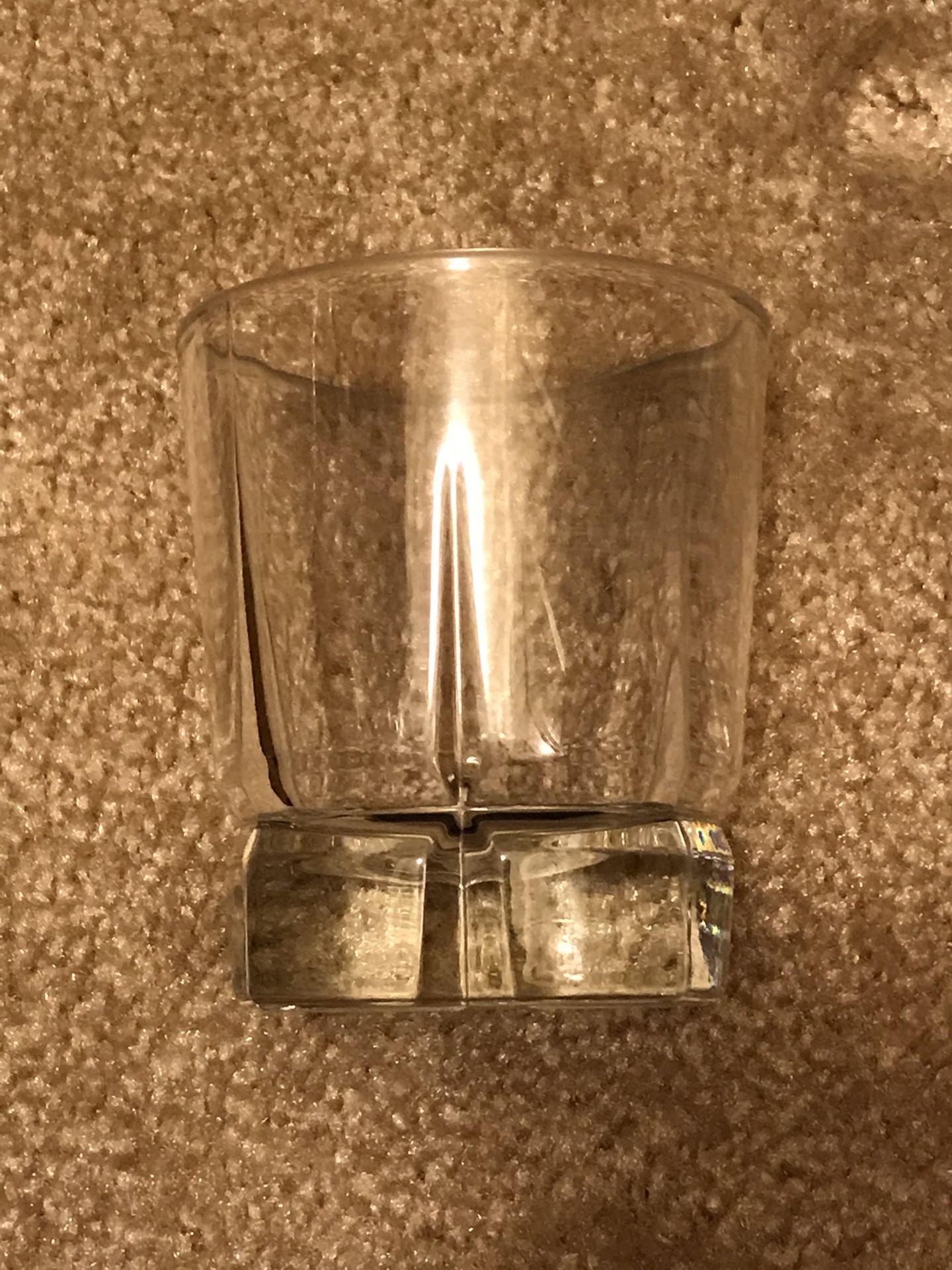 Set of 6 small heavy duty glasses