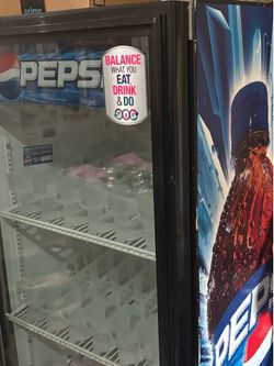 Vintage Pepsi Refrigerator