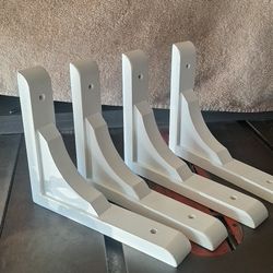 WOOD BRAKETS FOR SHELVES,9"X7" 