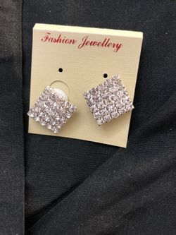 Silver earrings