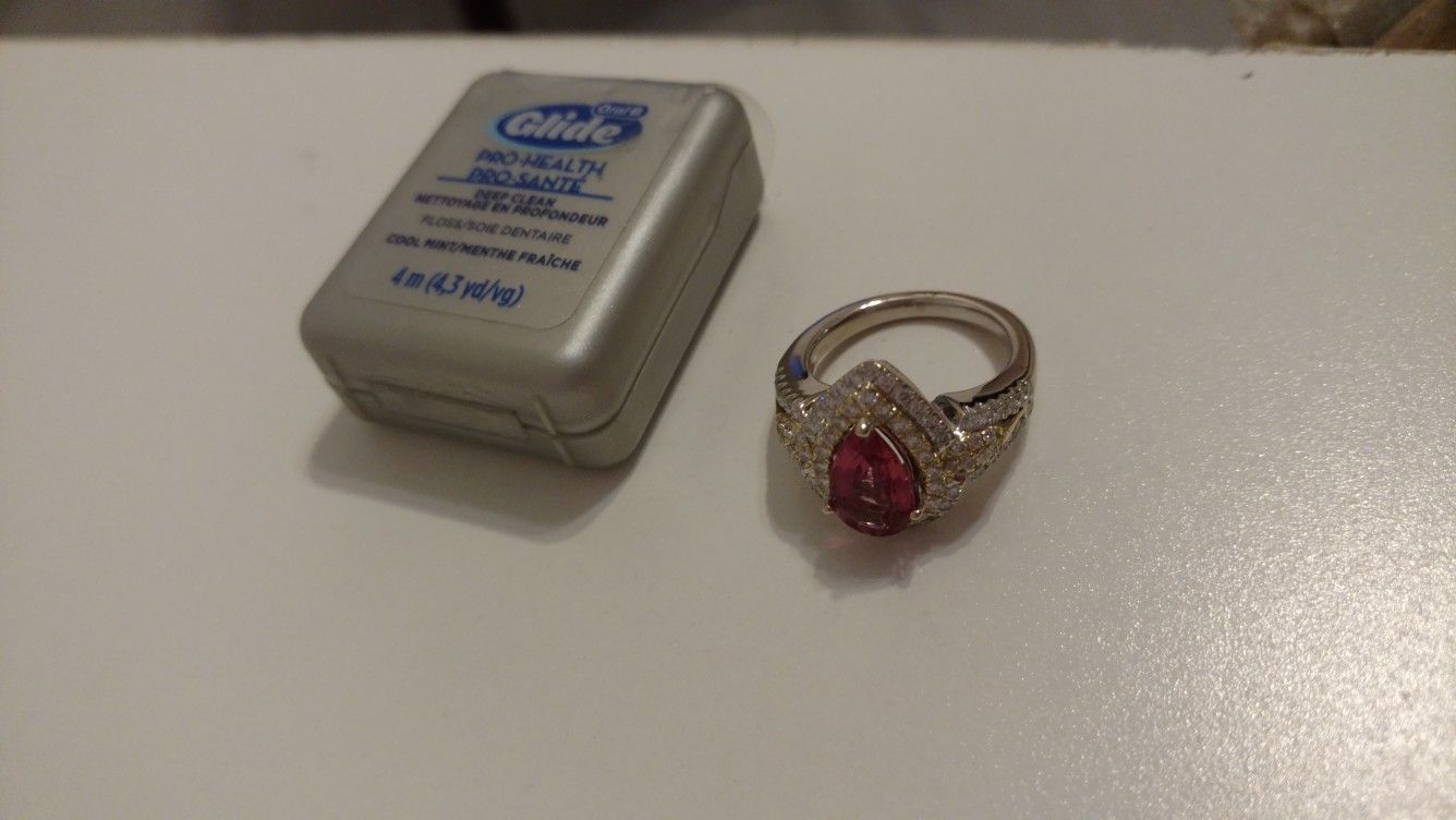 18kt Gold and white gold wedding Ring