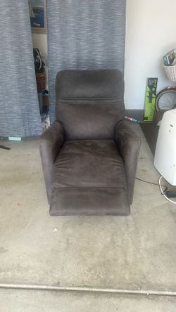 Gray Eletric Recliner