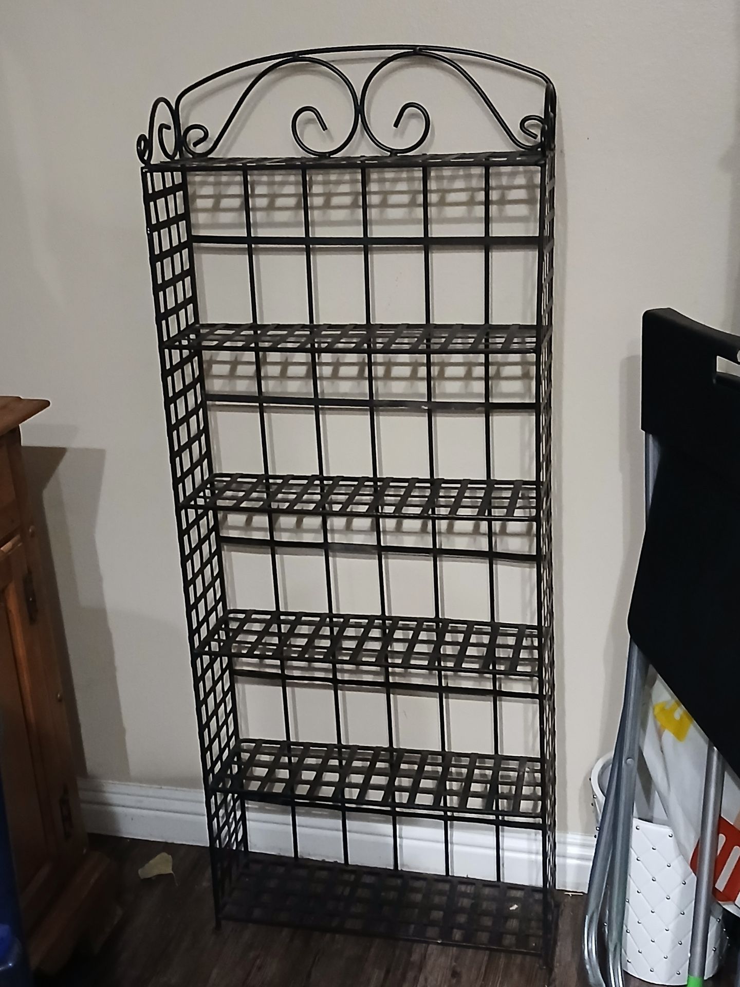 Nice Black Metal Shelf