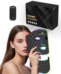New 7-Color LED Red Light Therapy Mask - Face & Neck