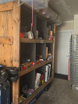 Storage shelf..Huge..Authentic wood