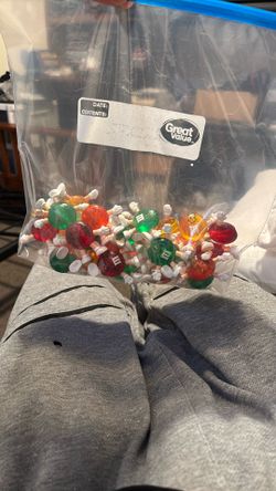 33 Vintage M&M Christmas Light Pop Ons 