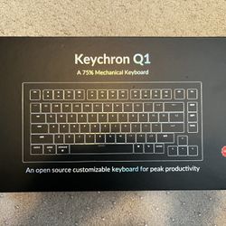 Keychron Q1 Mechanical Keyboard (Blue Switches)