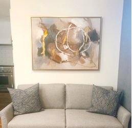 Free Delivery! Lightly used 71” Modern Light Gray Sofa in Great condition. Fully clean & sanitized