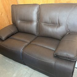 Spartacus Chocolate Loveseat By Parker House - Brand New