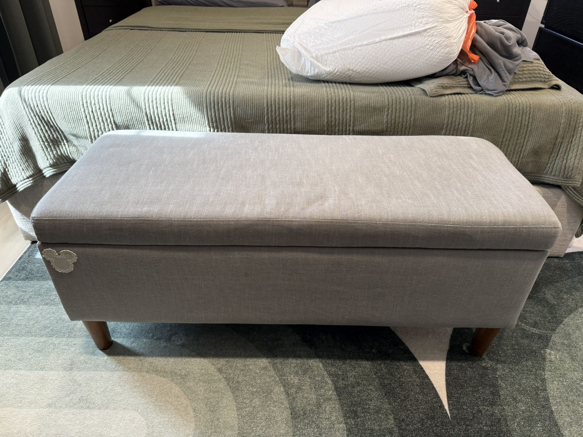 Upholstered Modern Storage Bench