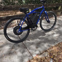 Custom ebike 48v beach cruiser