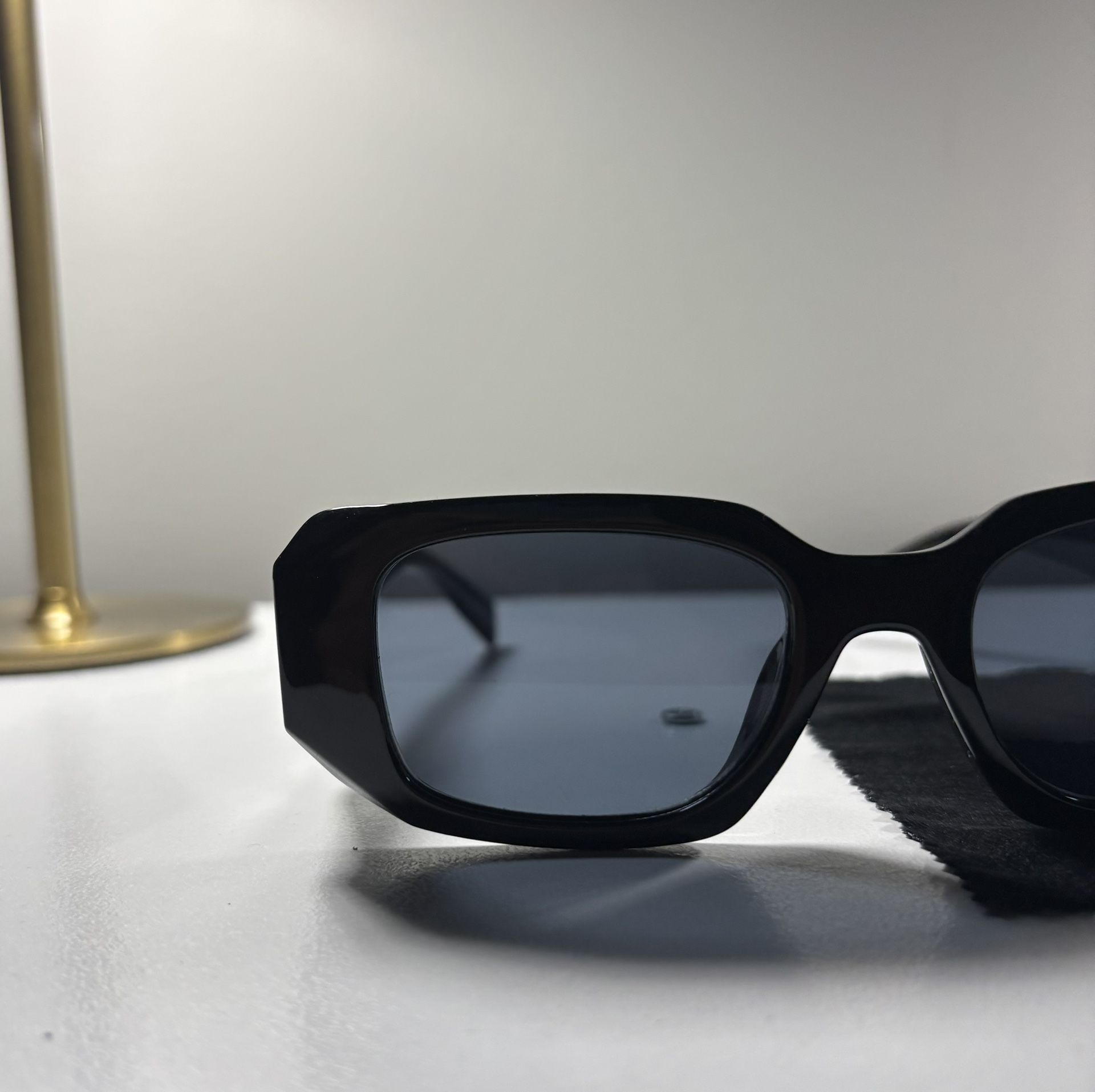 Prada Summer PR17WS Unisex Black Luxury shades / sunglasses