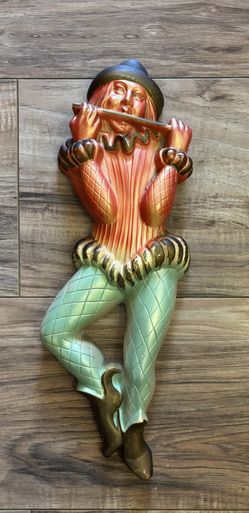 Kitschy Chalkware Wall Art