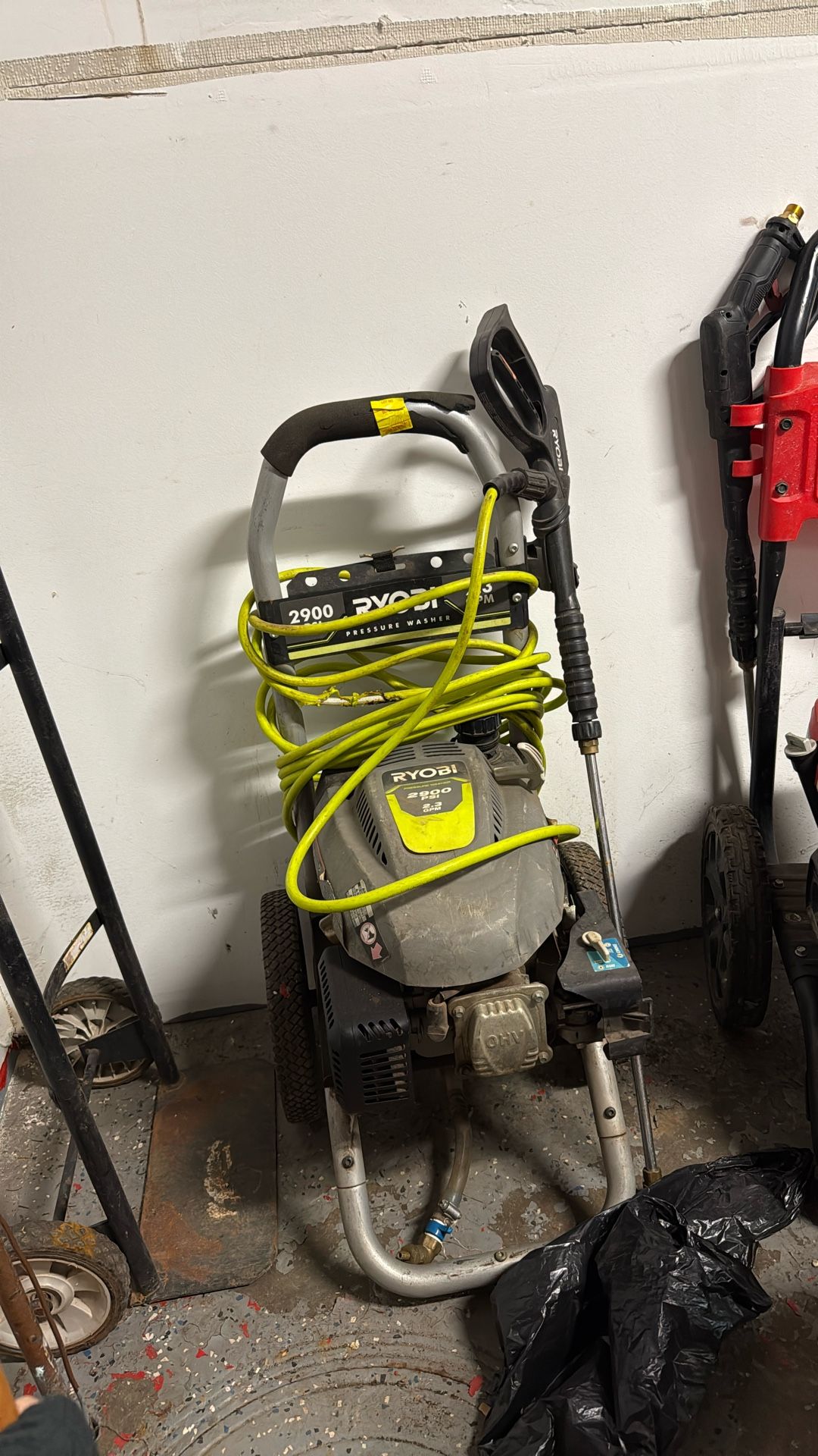 Ryobi 2900 PSI 2.5 GPM Cold Water Gas Pressure Washer