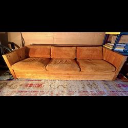 Vintage orange couch