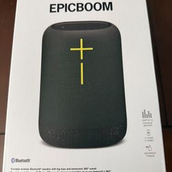 Ultimate Ears EPICBOOM, Portable Waterproof Bluetooth Speaker, Big Bass - Black