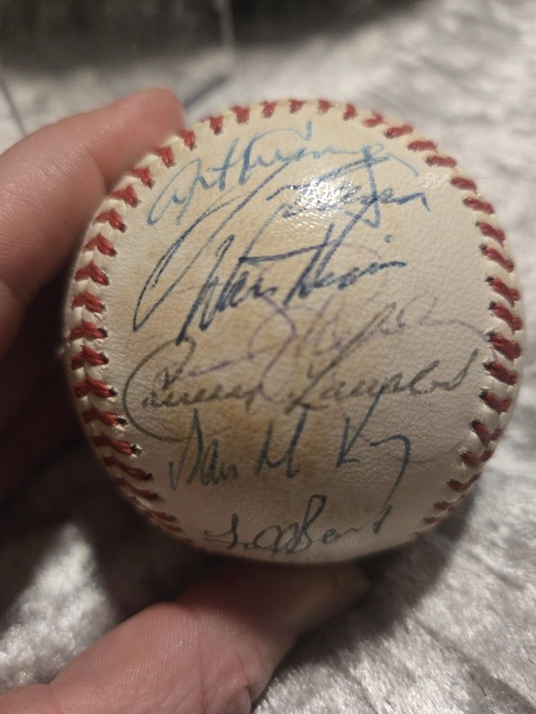 Oakland A's 1989 World Series Signed Baseball