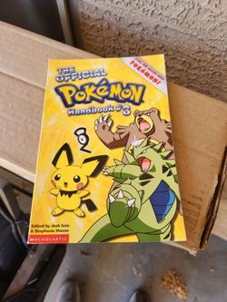Pokemon official handbook 3 book