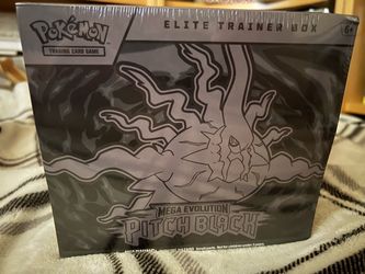 Pitch black ETB sealed. Pokemon box