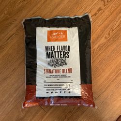 BBQ Hardwood Pellets - TRAEGER - 18lbs Bag $10