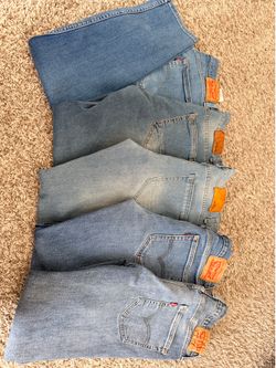 Lot of 6 Jeans (variety of brands)