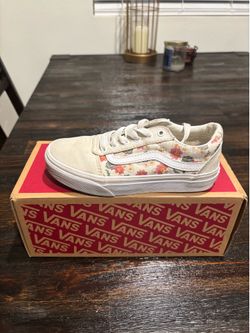 Vans Desert Floral Marshmallow size 13Y