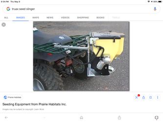 Truax ATV seed slinger electric