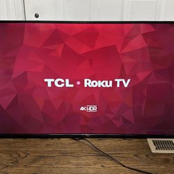 50” TCL Roku 4K Smart TV