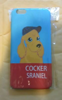 Cartoon Dog Hard iPhone 6/6s Case