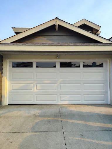 Sectional roll-up Two car garage door