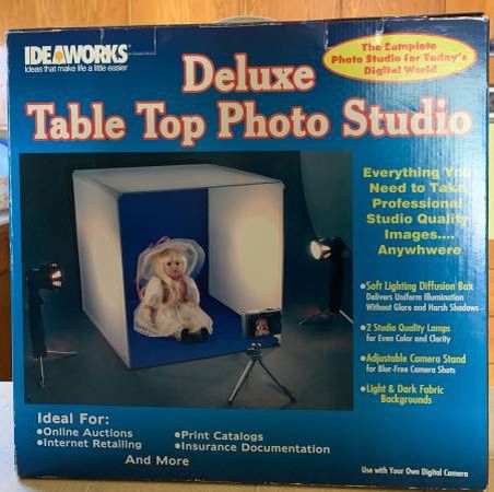 Deluxe Table Top Photo Studio