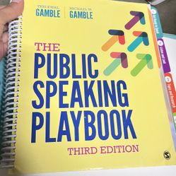 the public speaking playbook third edition