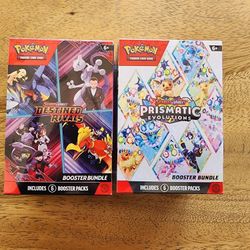 Pokemon Prismatic Evolutions & Destined Rivals Booster Bundle