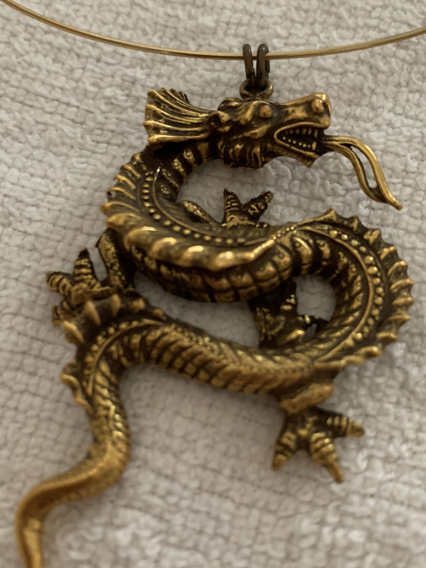 Vintage Dragon Choker Necklace