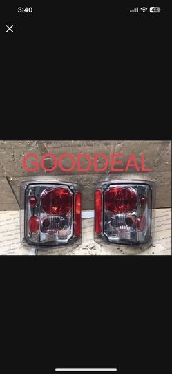#OT57 73-1986 Chevrolet Chevy Ck C/K 10/20/30 73-1991 Chevy Blazer Chrome Smoked Taillights Tail Light Pair Set