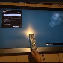 Sony 42” with remote NO feet 