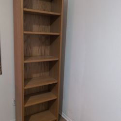 One Large Solid  Oak Wood Bookcase